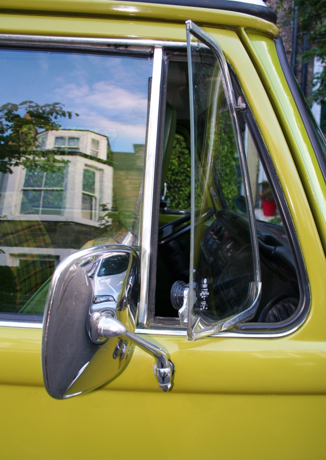 Detail of quarter window