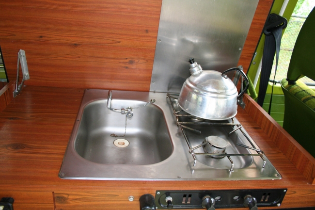 2 hob stainless sink
