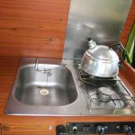2 hob stainless sink